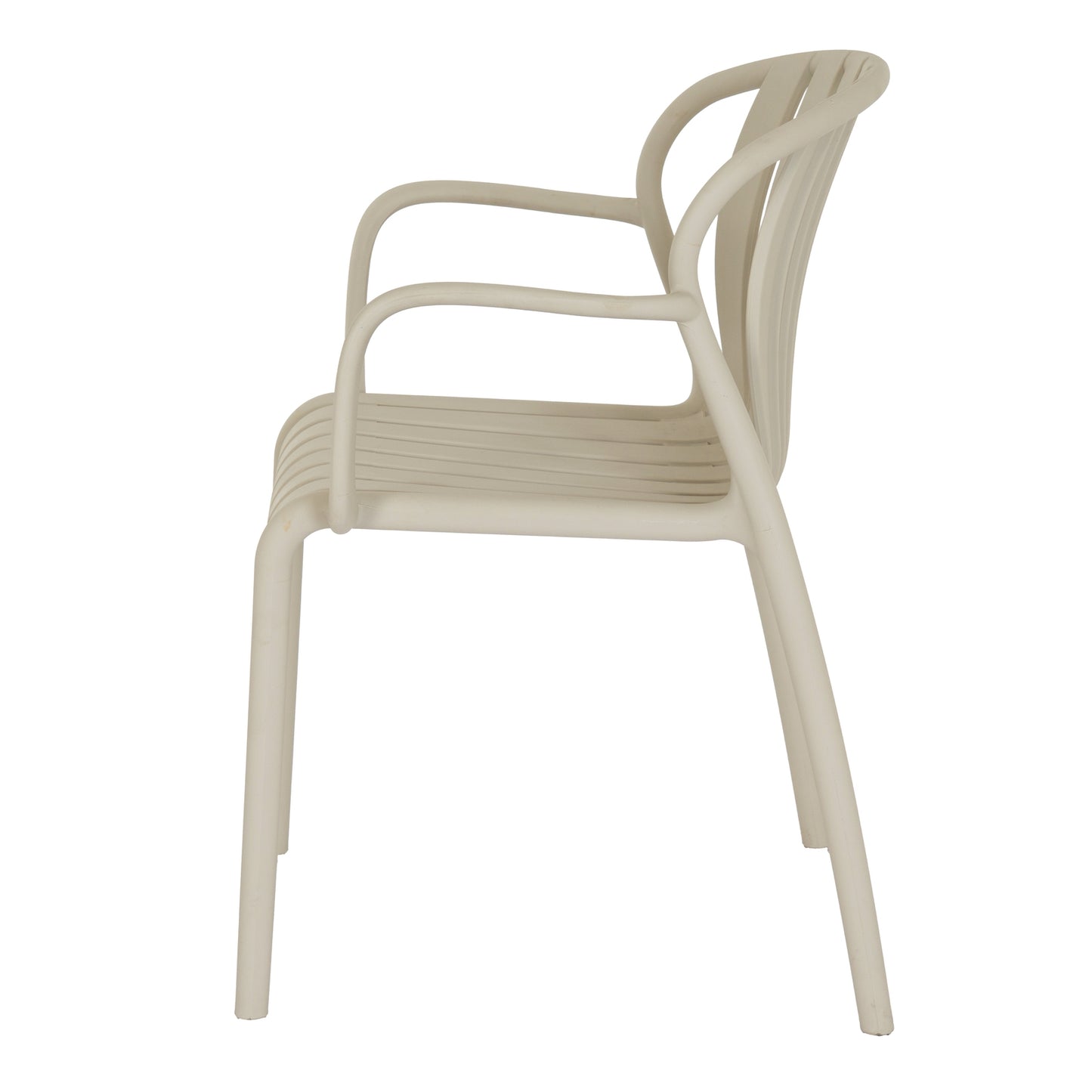 Allura Taupe Outdoor Slat Chair