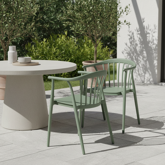 Allura Lichen Outdoor Carver Chair