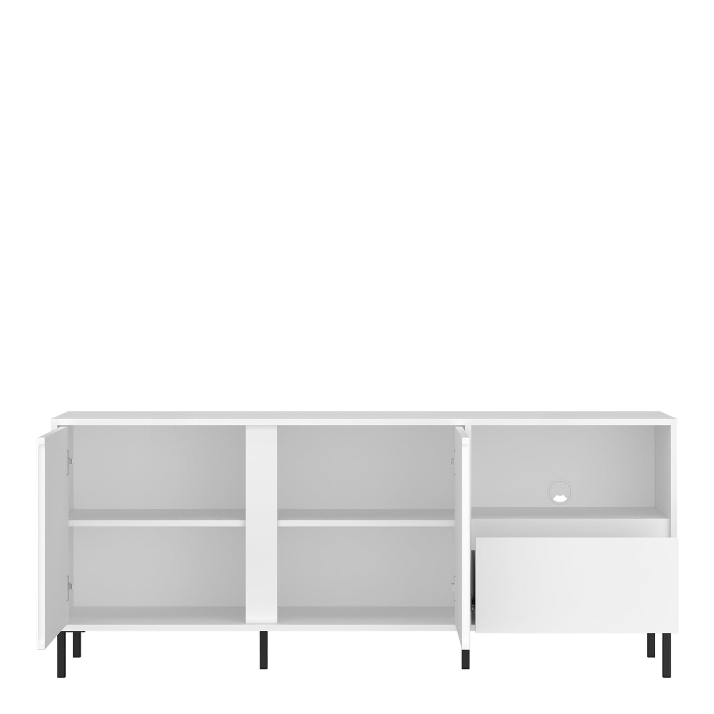Avenell TV Cabinet in Alpine White