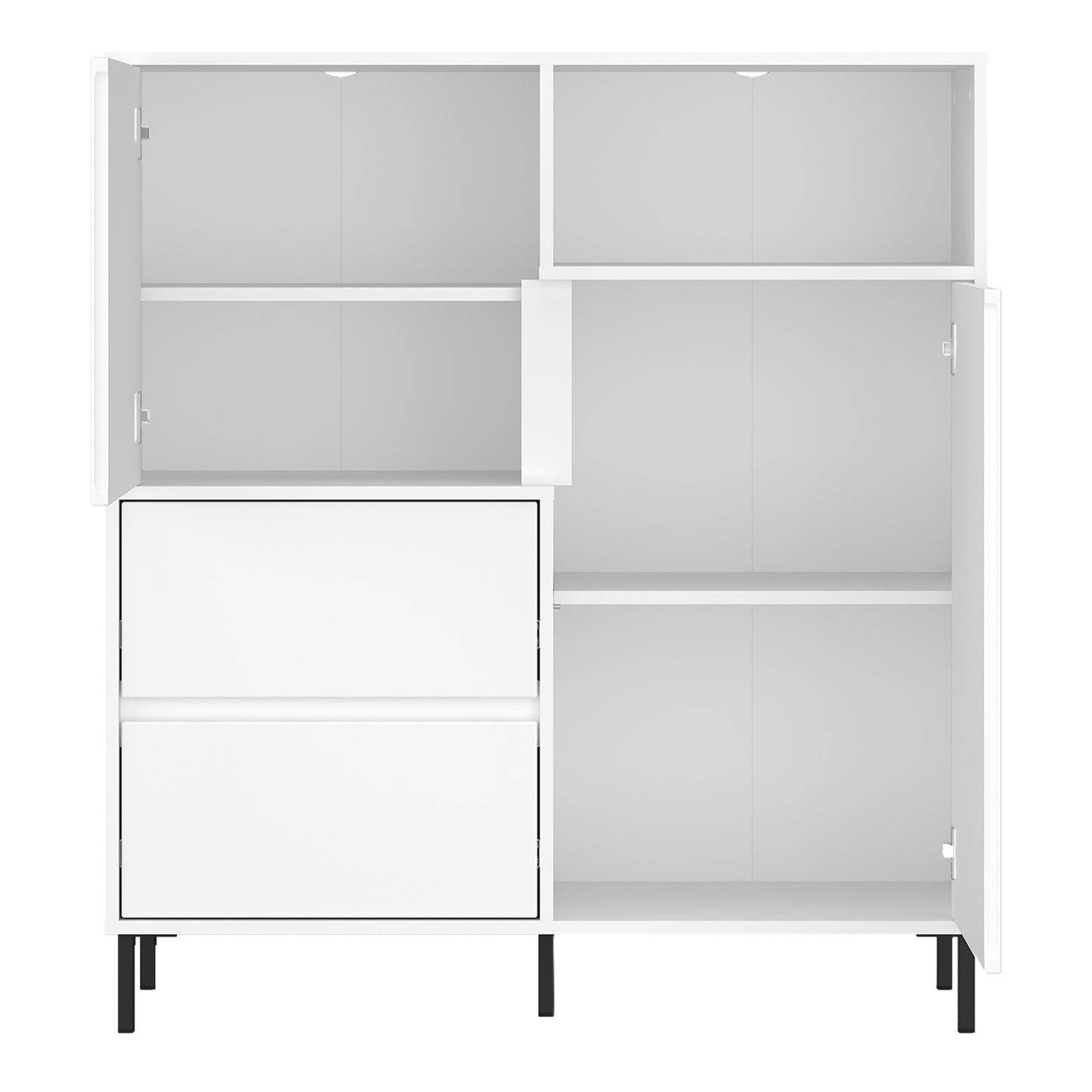Avenell Tall Sideboard in Alpine White