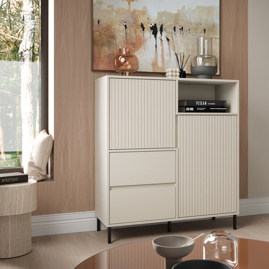 Avenell Tall Sideboard in Cashmere