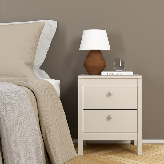 Harrow Bedside Table in Cashmere