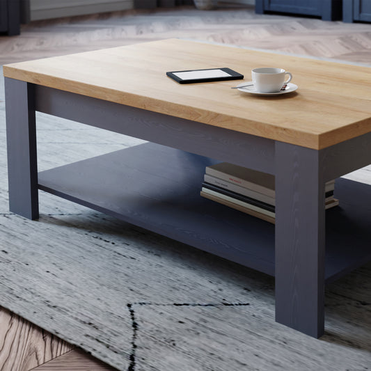 Whisper Coffee Table in Navy