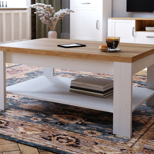 Whisper Coffee Table in White