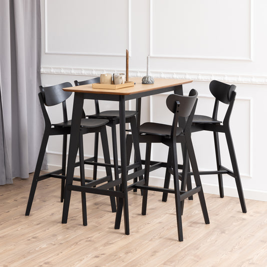 Orion Bar Stool in Black Set of 2