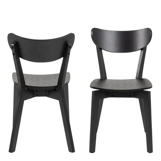 Orion Dining Chairs in Black Set of 2