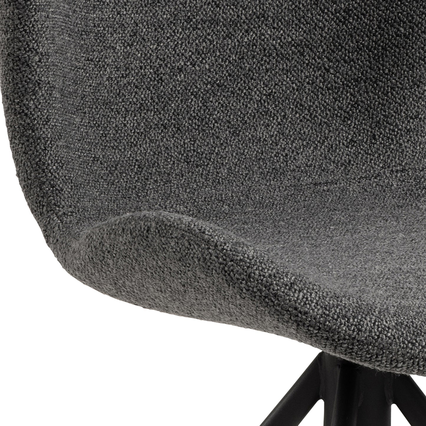 Batilda Swivel Dining Chairs in Grey Set of 2