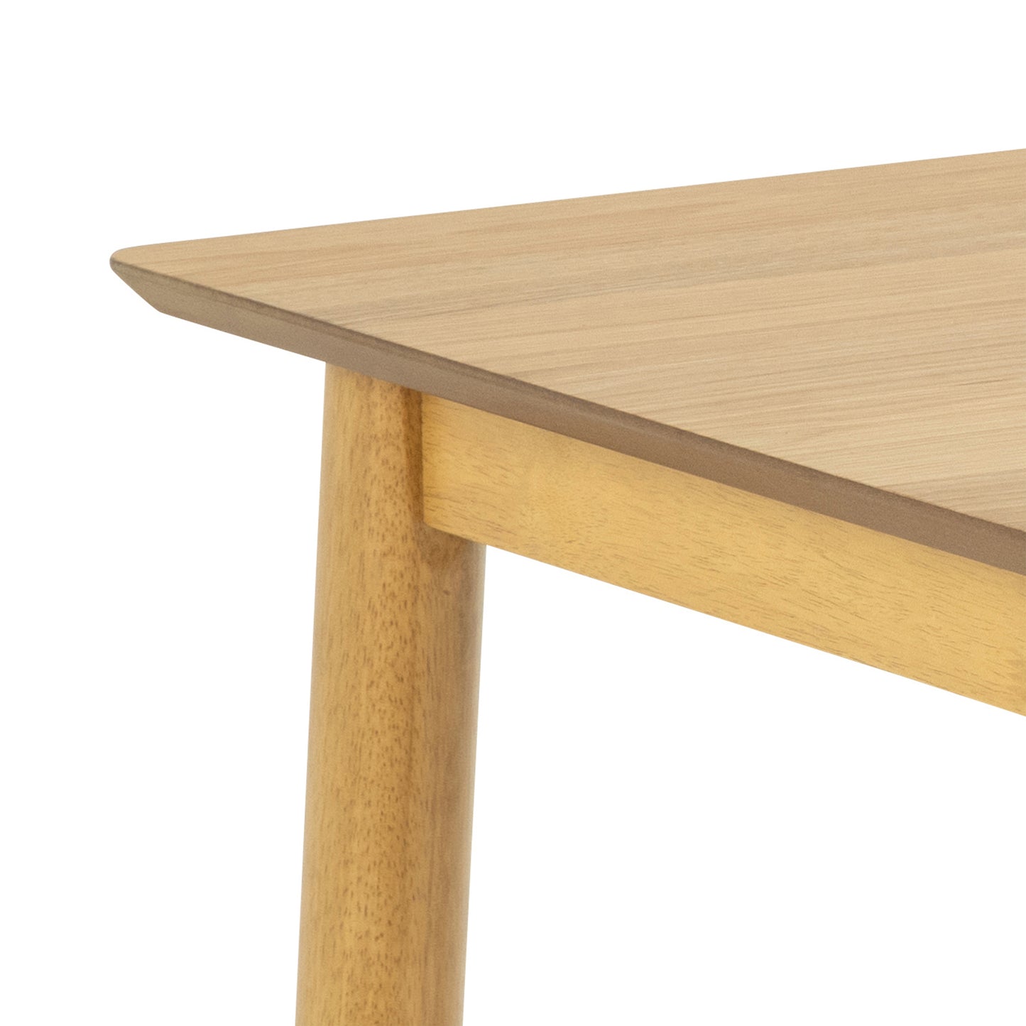 Barlow Rectangular Dining Table in Matt Oak 120x74.8cm