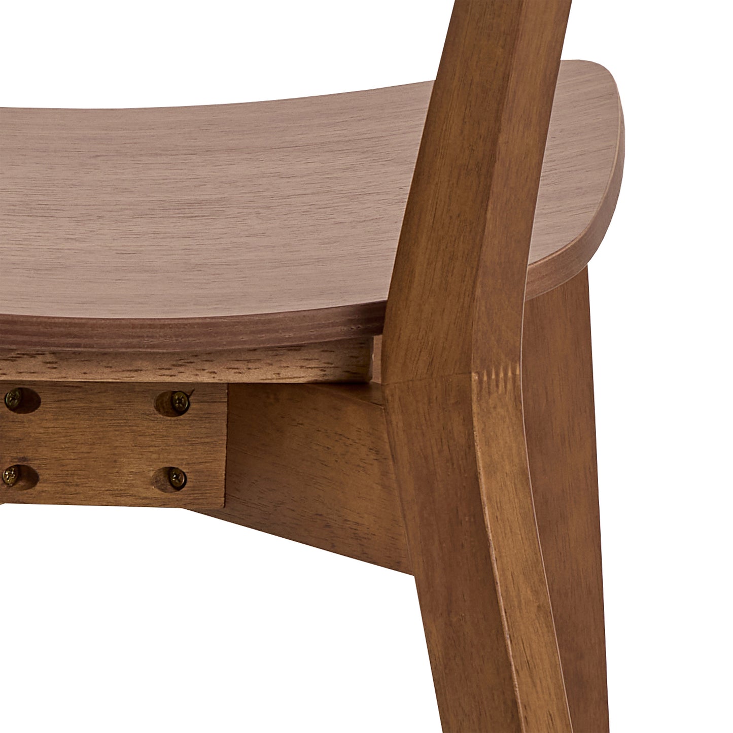 Orion Dining Table Set For 4 in Walnut, Ø 105 cm