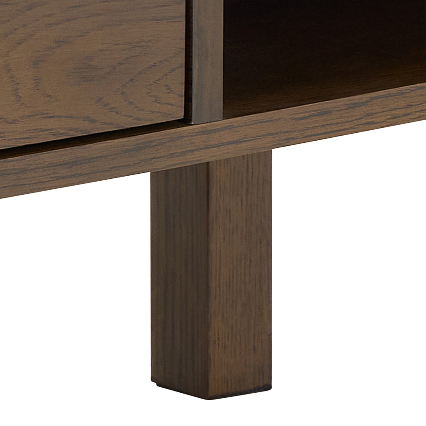 Southampton Rectangular Coffee Table with 1 Drawer 1 Shelf and Cream Ceramic Top