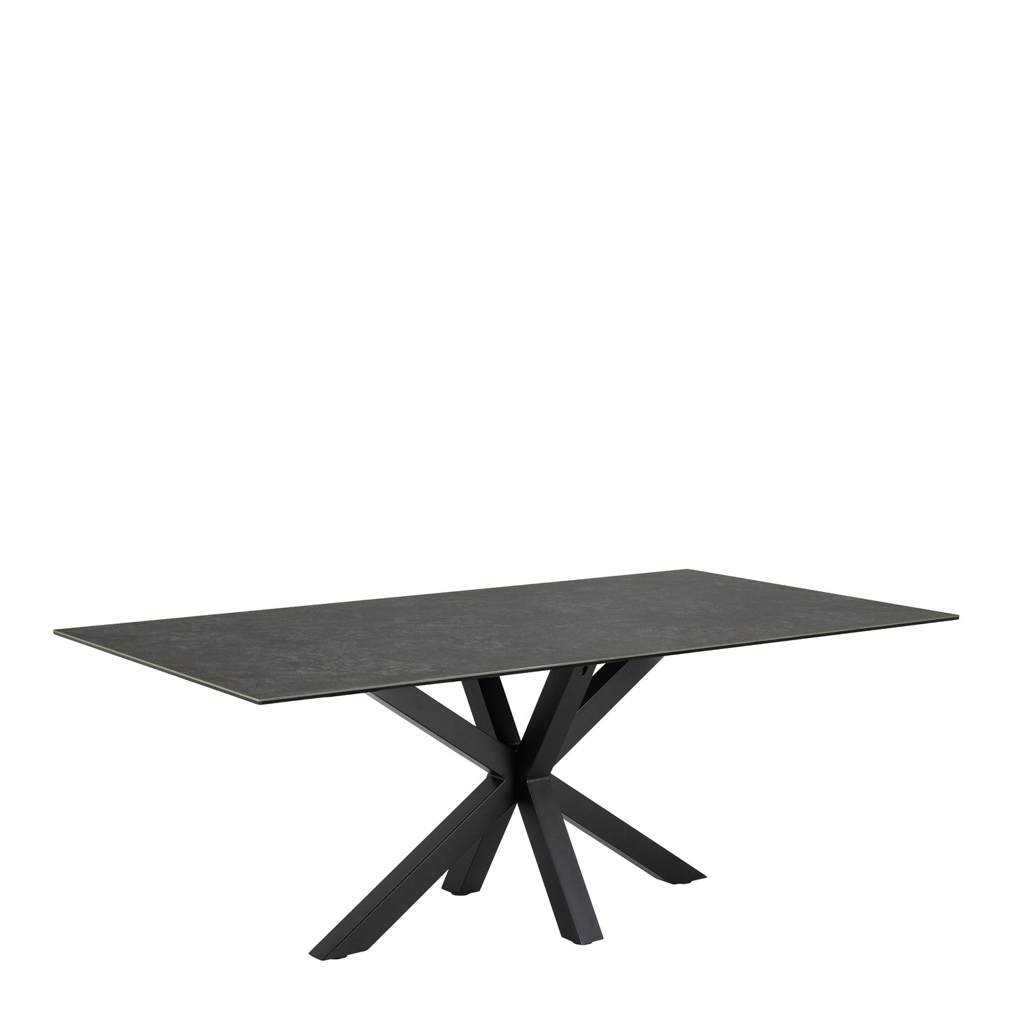 Heaven Dining Table with Ceramic Black Top 200x75.5cm