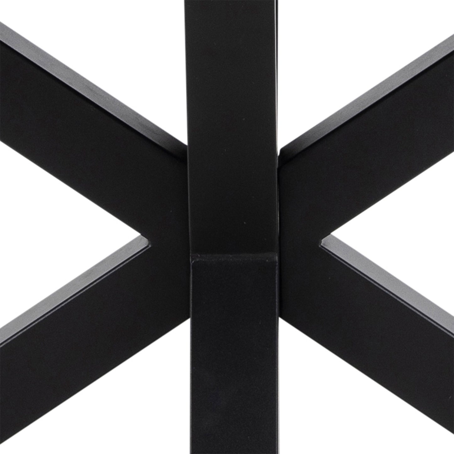 Heaven Dining Table with Ceramic Black Top 200x75.5cm