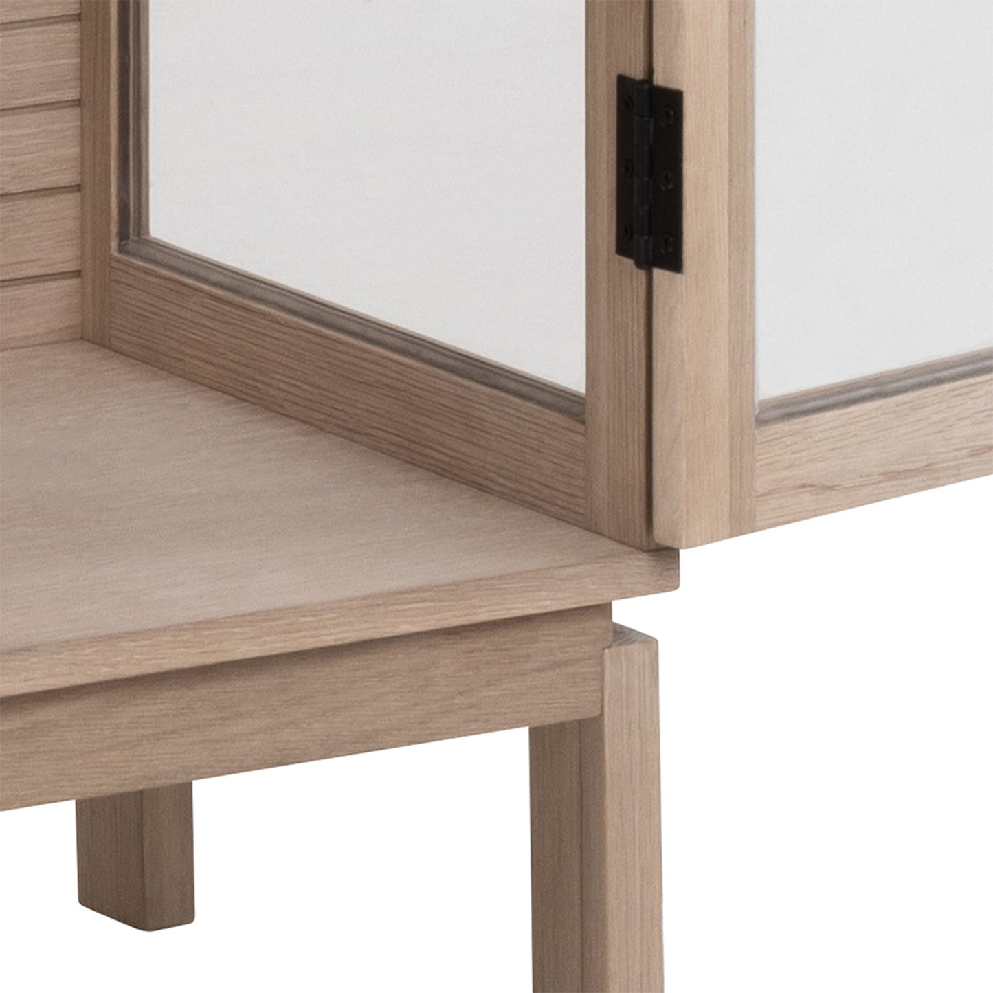 Linley Display Cabinet in White Oak.