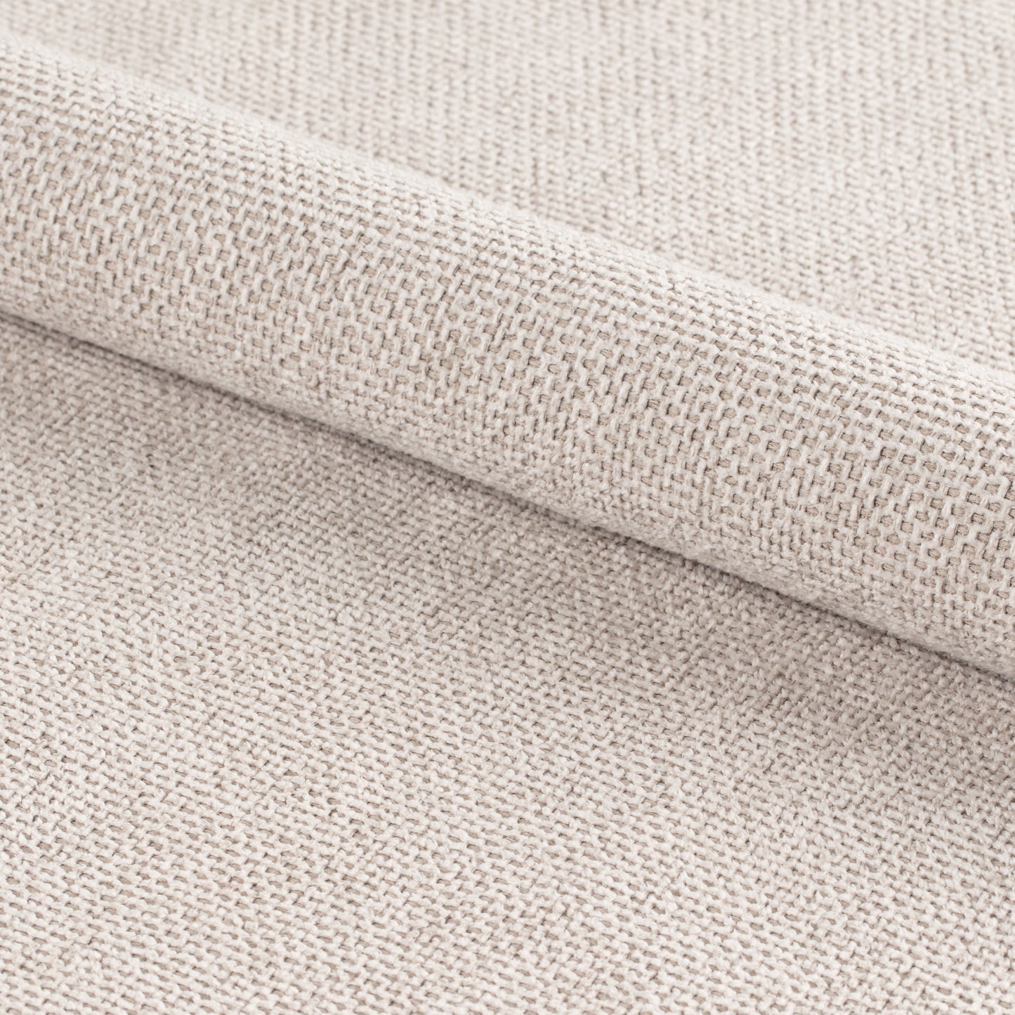 Meridian Dining Set – Ceramic White Table + 4 Cream Swivel Chairs