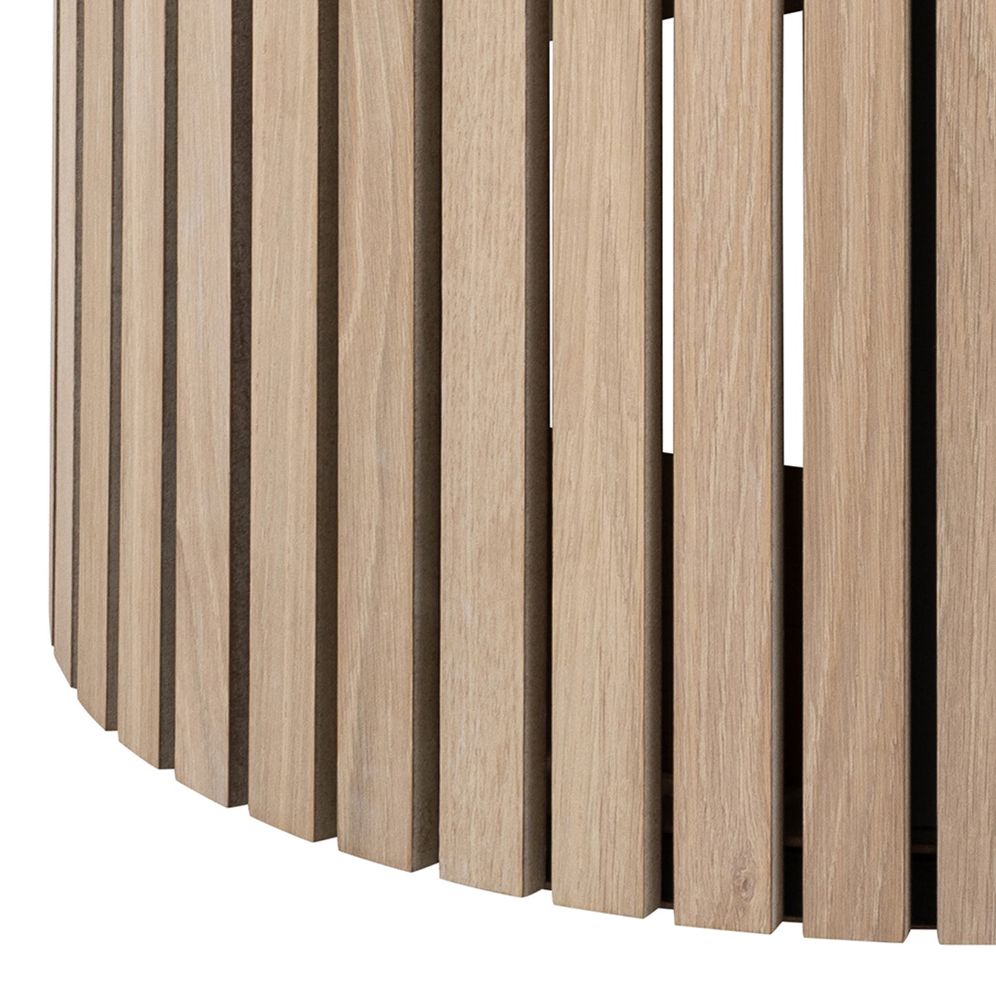 Linley Round Dining Table in White Oak 120x75cm