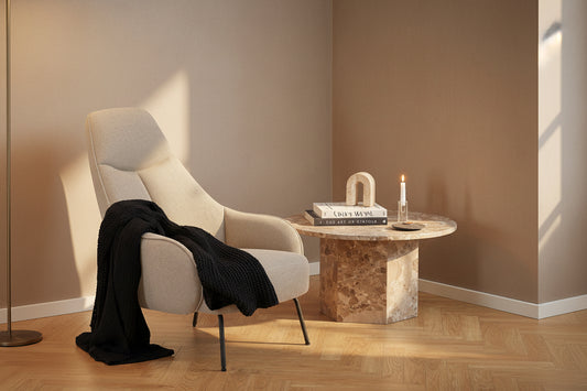 Portara Marble Round Coffee Table