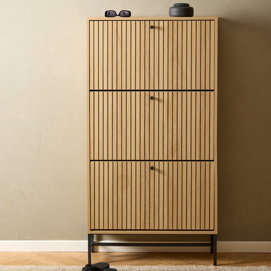 Oslo Shoe Cabinet 3 Flip Down Doors