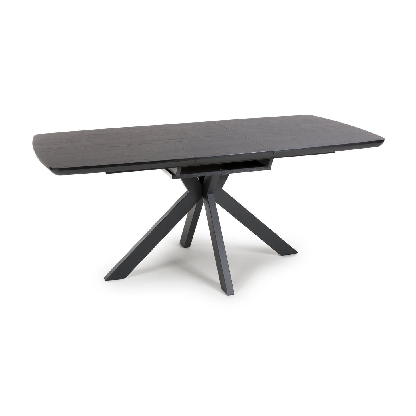 Kaelon Extendable Dining Table 140–180 cm in Black Ash