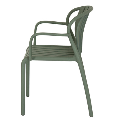 Allura Lichen Outdoor Slat Chair