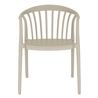 Allura Taupe Outdoor Carver Chair
