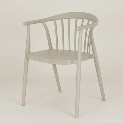 Allura Taupe Outdoor Carver Chair