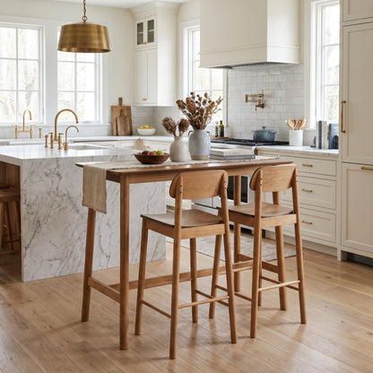 Barlow Bar Table in Matt Oak