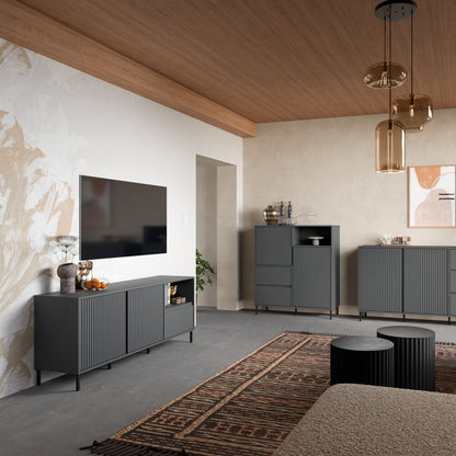Avenell TV Cabinet in Anthracite