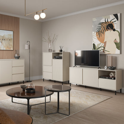 Avenell TV Cabinet in Cashmere