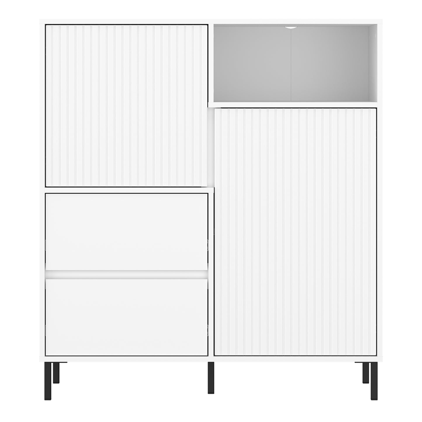 Avenell Tall Sideboard in Alpine White