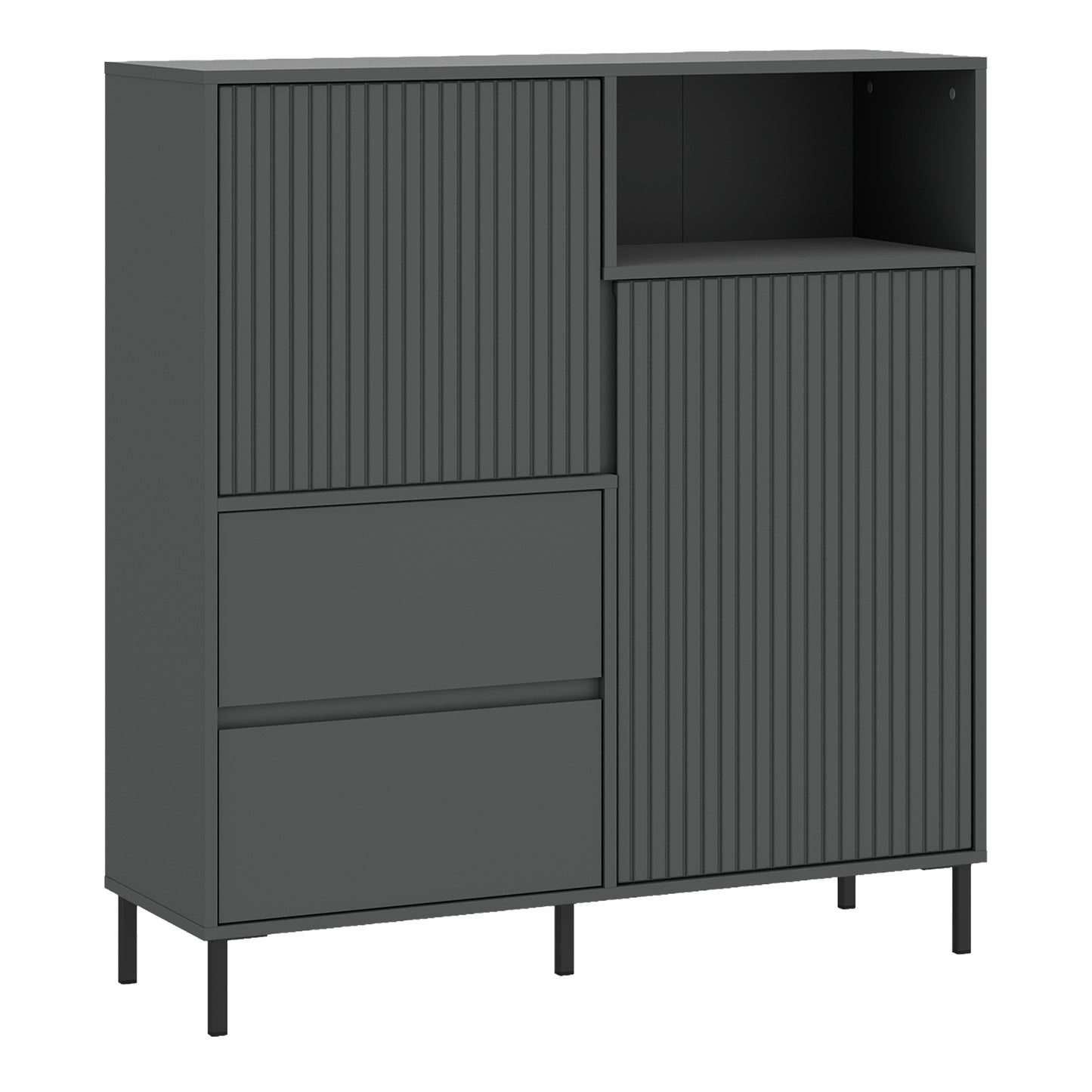 Avenell Tall Sideboard in Anthracite