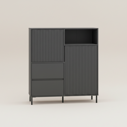 Avenell Tall Sideboard in Anthracite