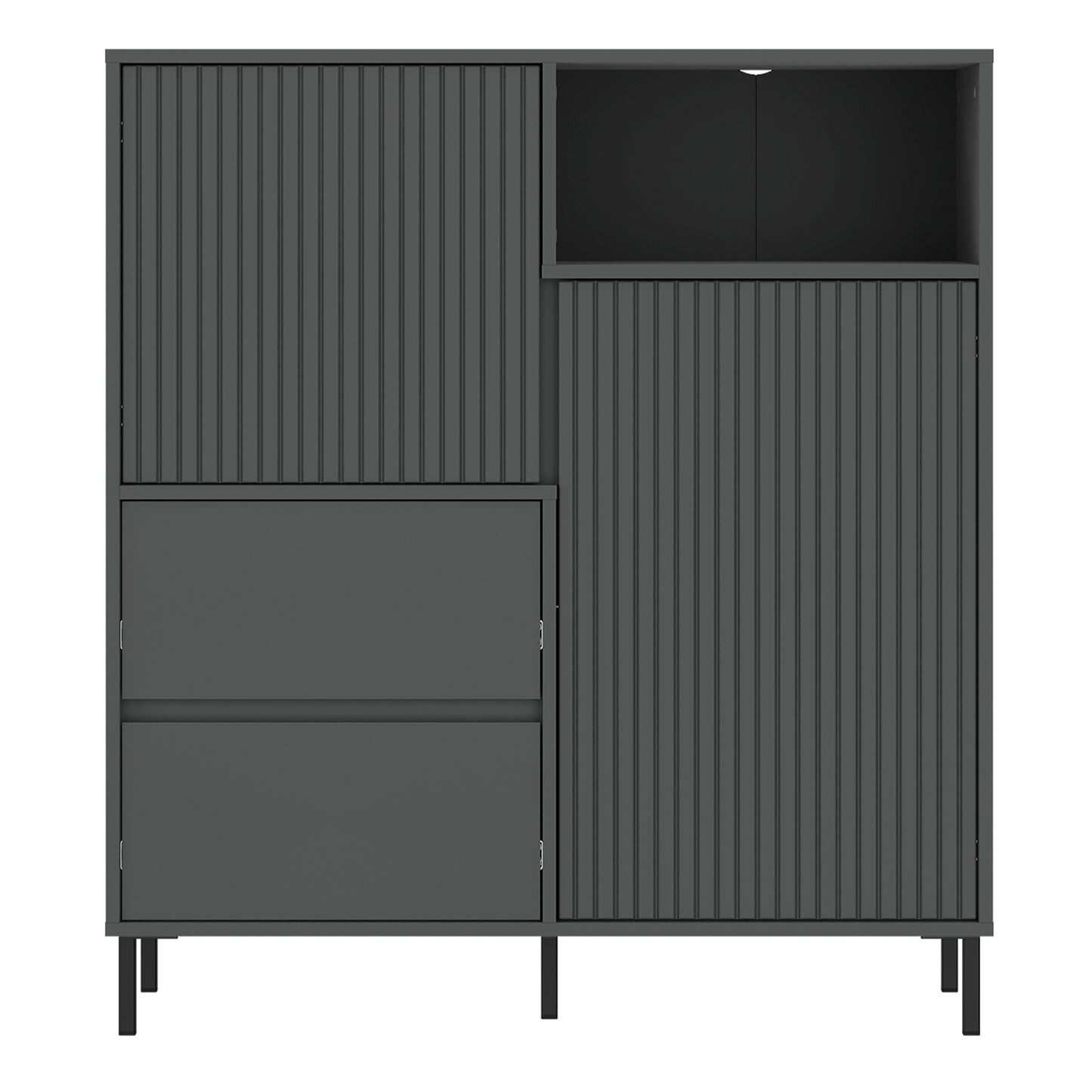 Avenell Tall Sideboard in Anthracite