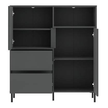 Avenell Tall Sideboard in Anthracite