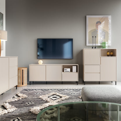 Avenell Tall Sideboard in Cashmere