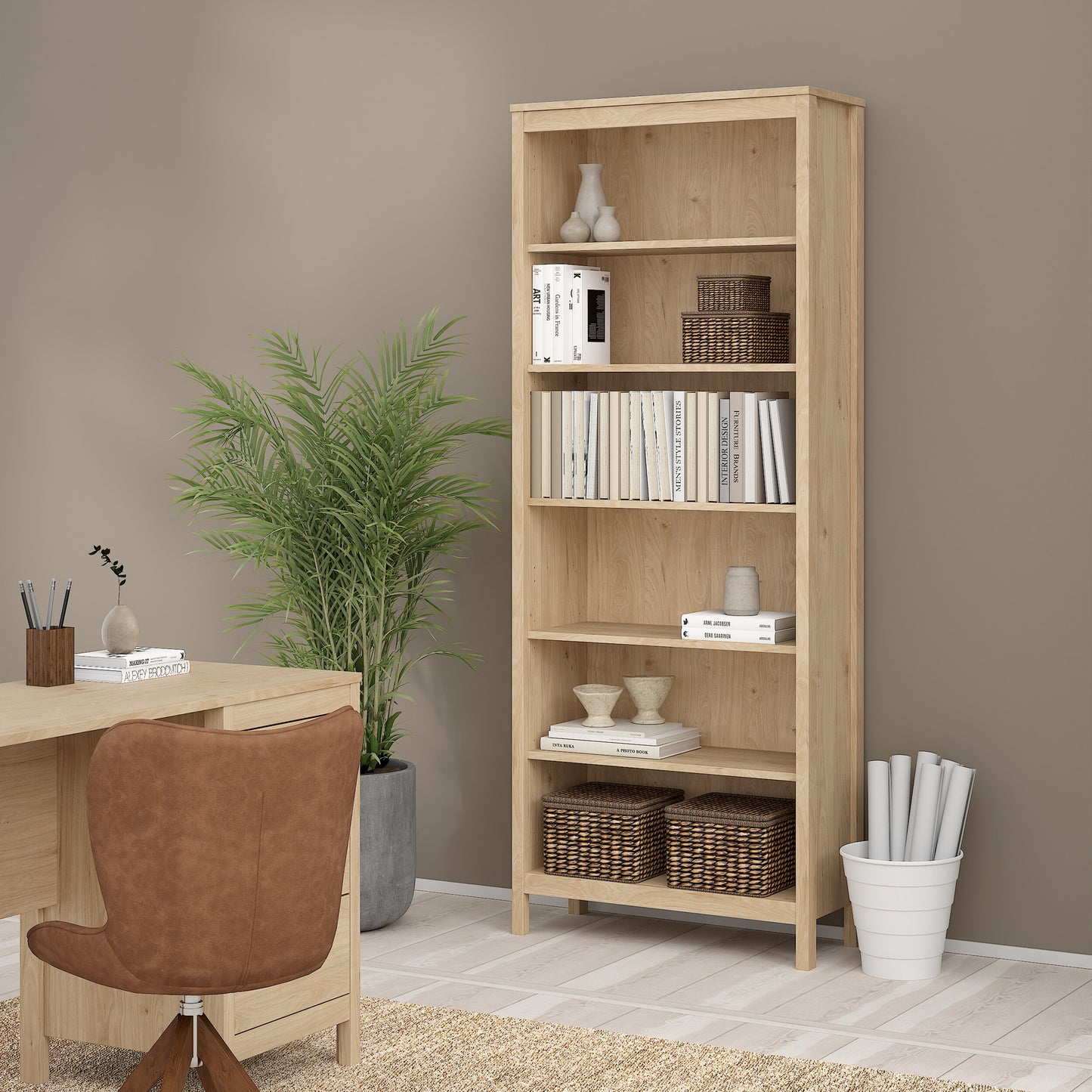 Harrow Bookcase in Oak