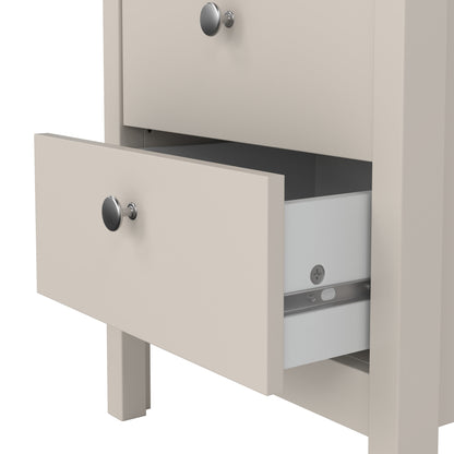 Harrow Bedside Table in Cashmere