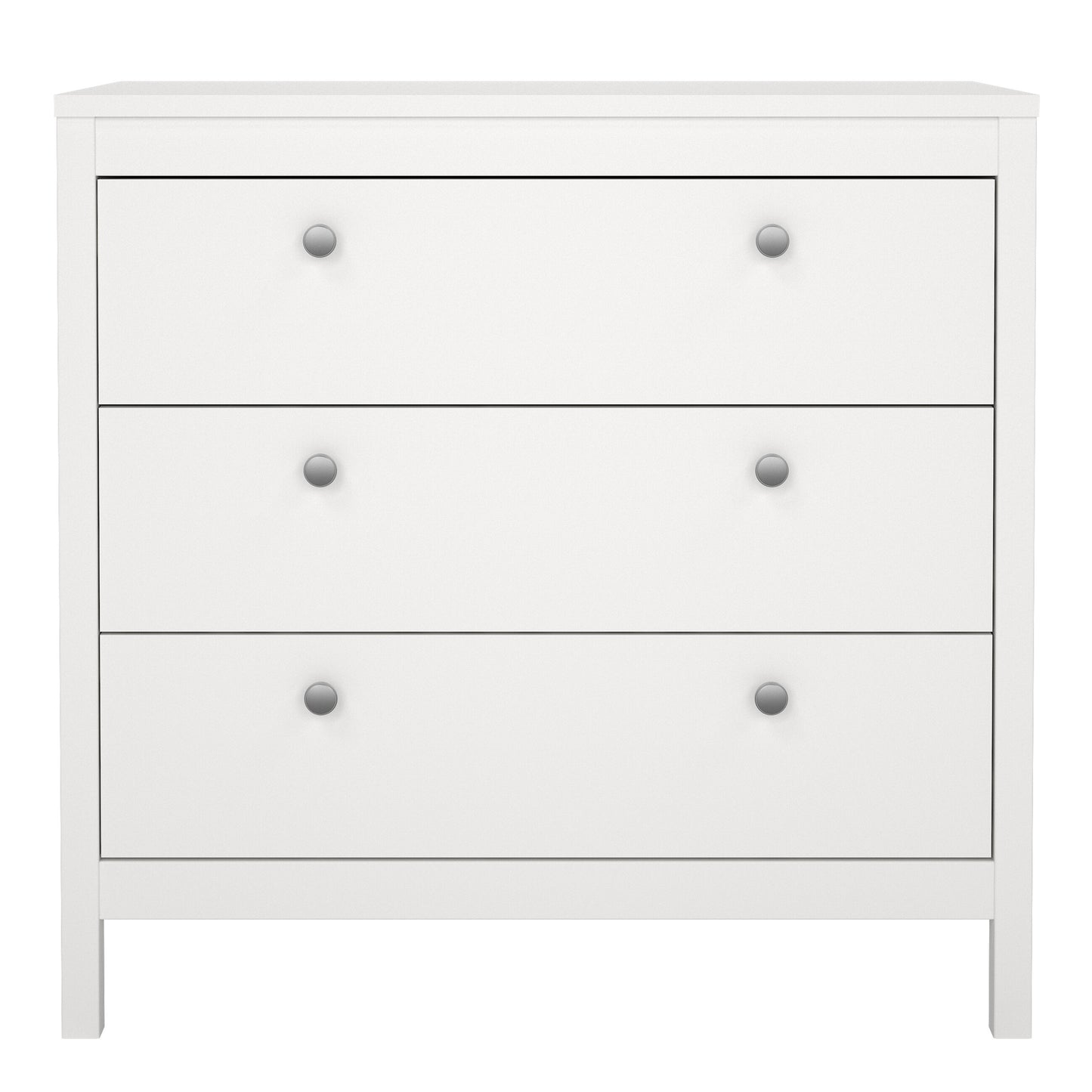 Harrow 3 Drawers Chest in White