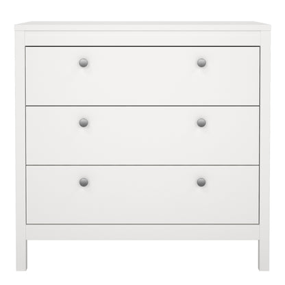 Harrow 3 Drawers Chest in White