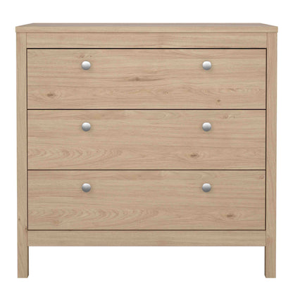 Harrow 3 Drawers Chest in Oak