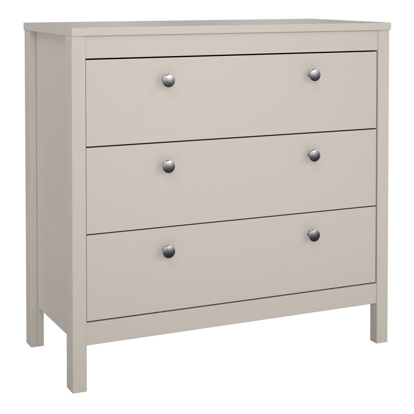 Harrow 3 Drawers Chest in Cashmere