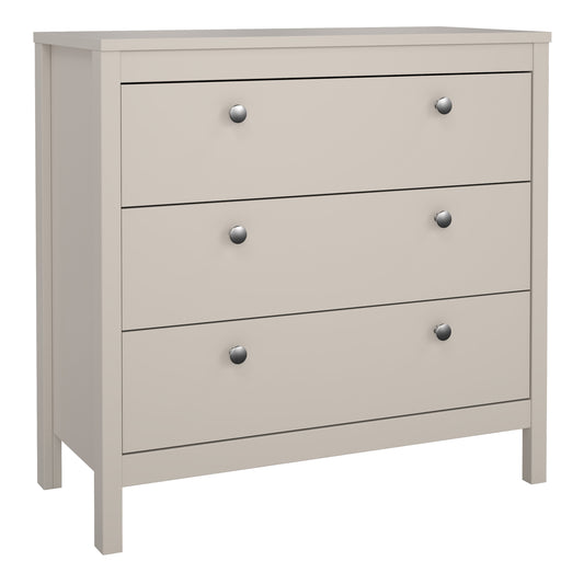 Harrow 3 Drawers Chest in Cashmere