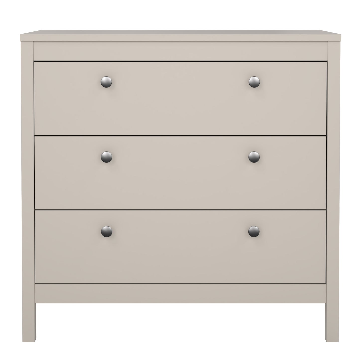 Harrow 3 Drawers Chest in Cashmere