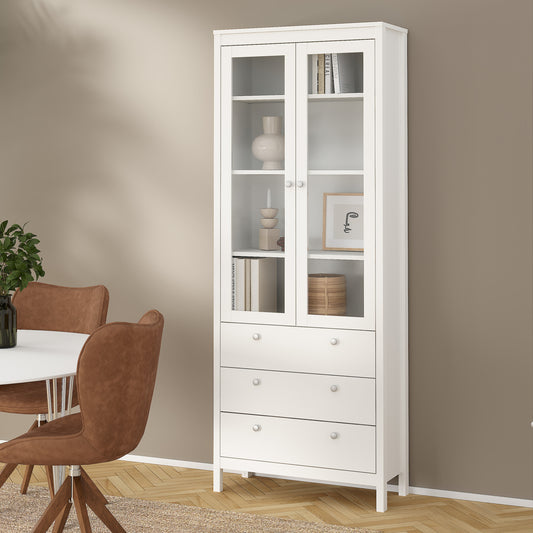 Harrow China Cabinet in White