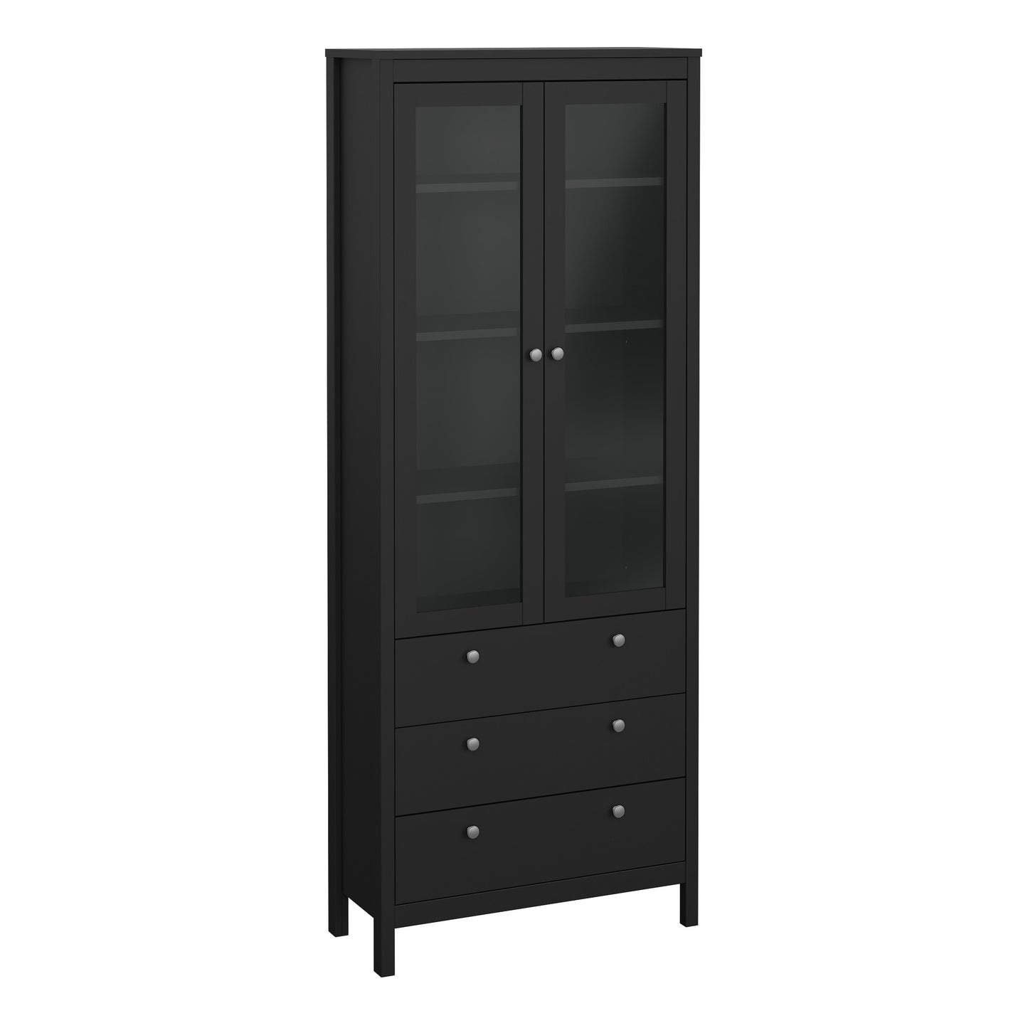 Harrow China Cabinet in Matt Black