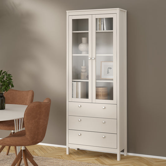 Harrow China Cabinet in Cashmere