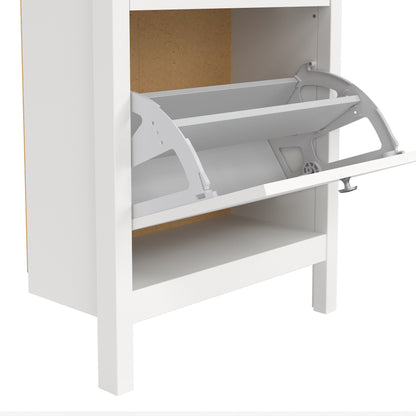 Harrow Shoe Cabinet in White