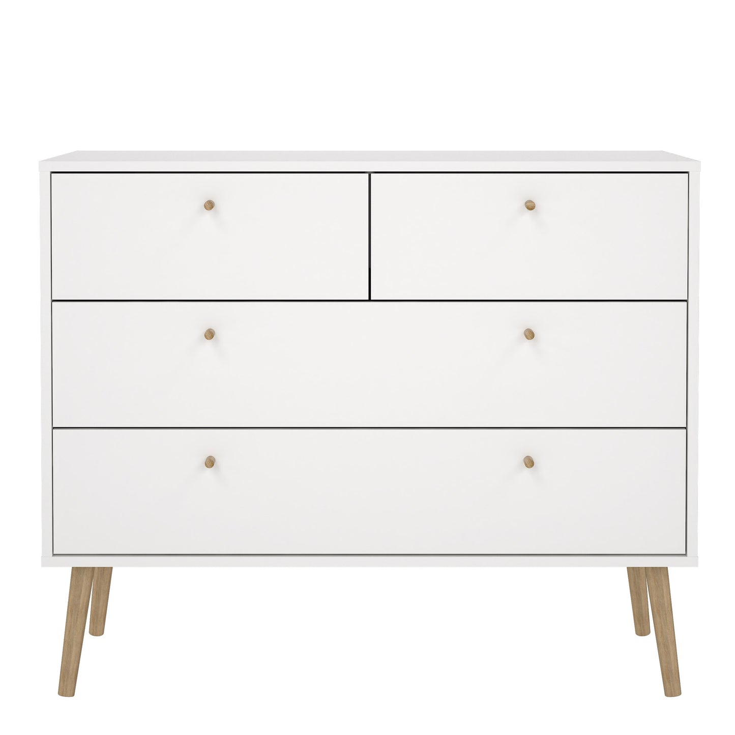 Cumbria 4 Drawers Chest White