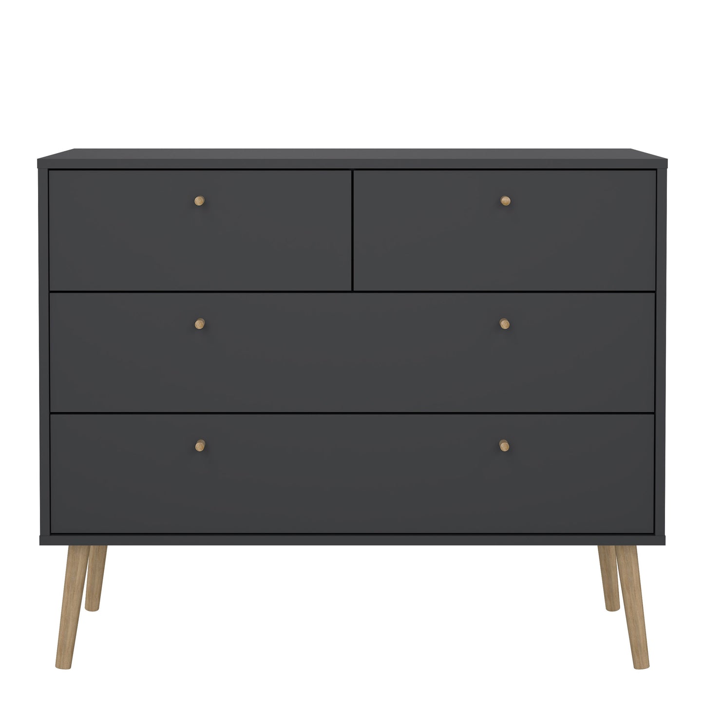 Cumbria 4 Drawers Chest Dark Grey