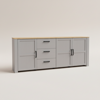 Whisper Large Sideboard in Grey