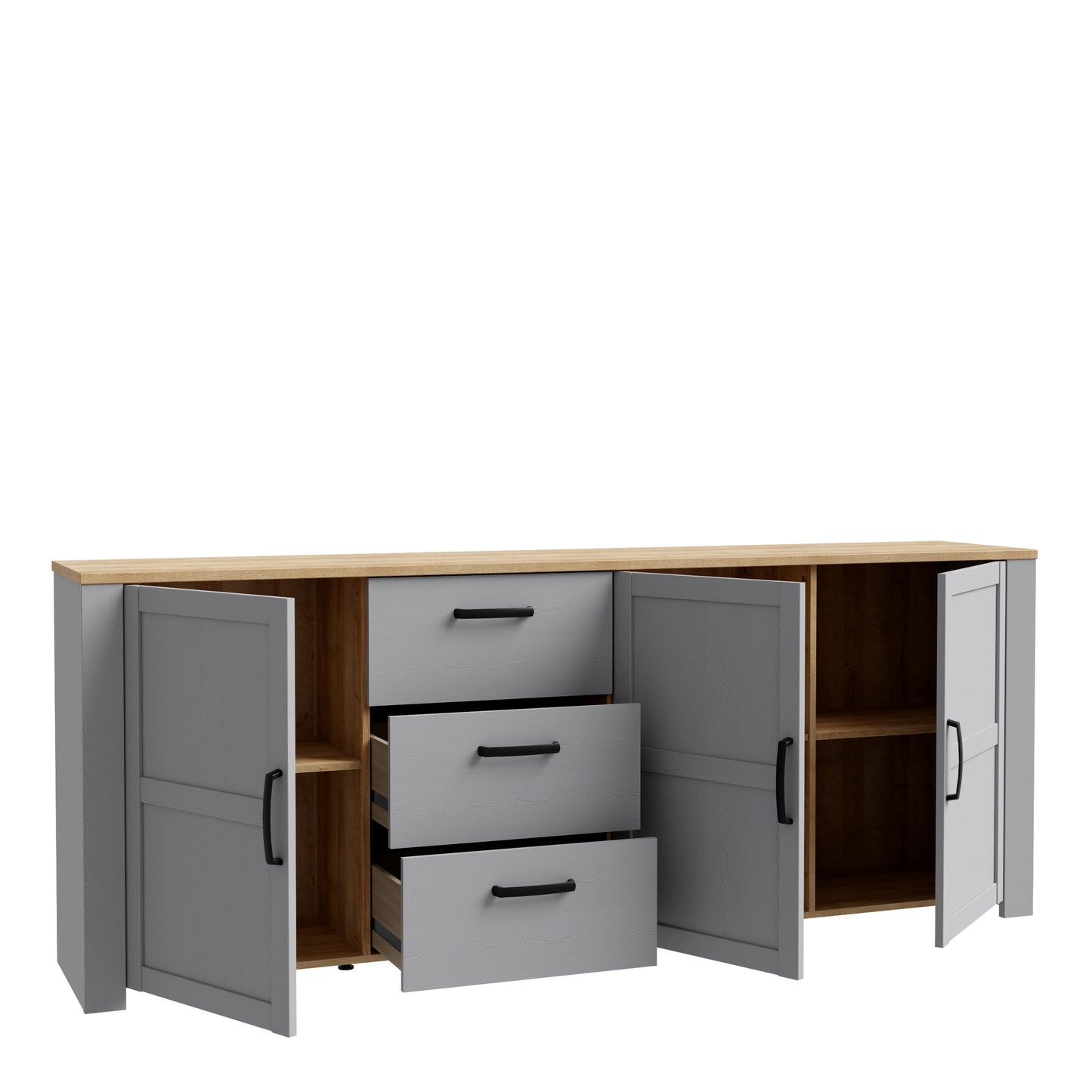 Whisper Large Sideboard in Grey